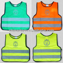 High VIsibility Pullover Reflective Safety Vest for Kids with Customized LOGO in Assorted Colors